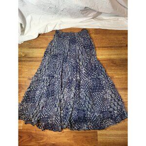 Vintage 90’s Retro Star of India Skirt Bohemian Flowy Maxi Size L